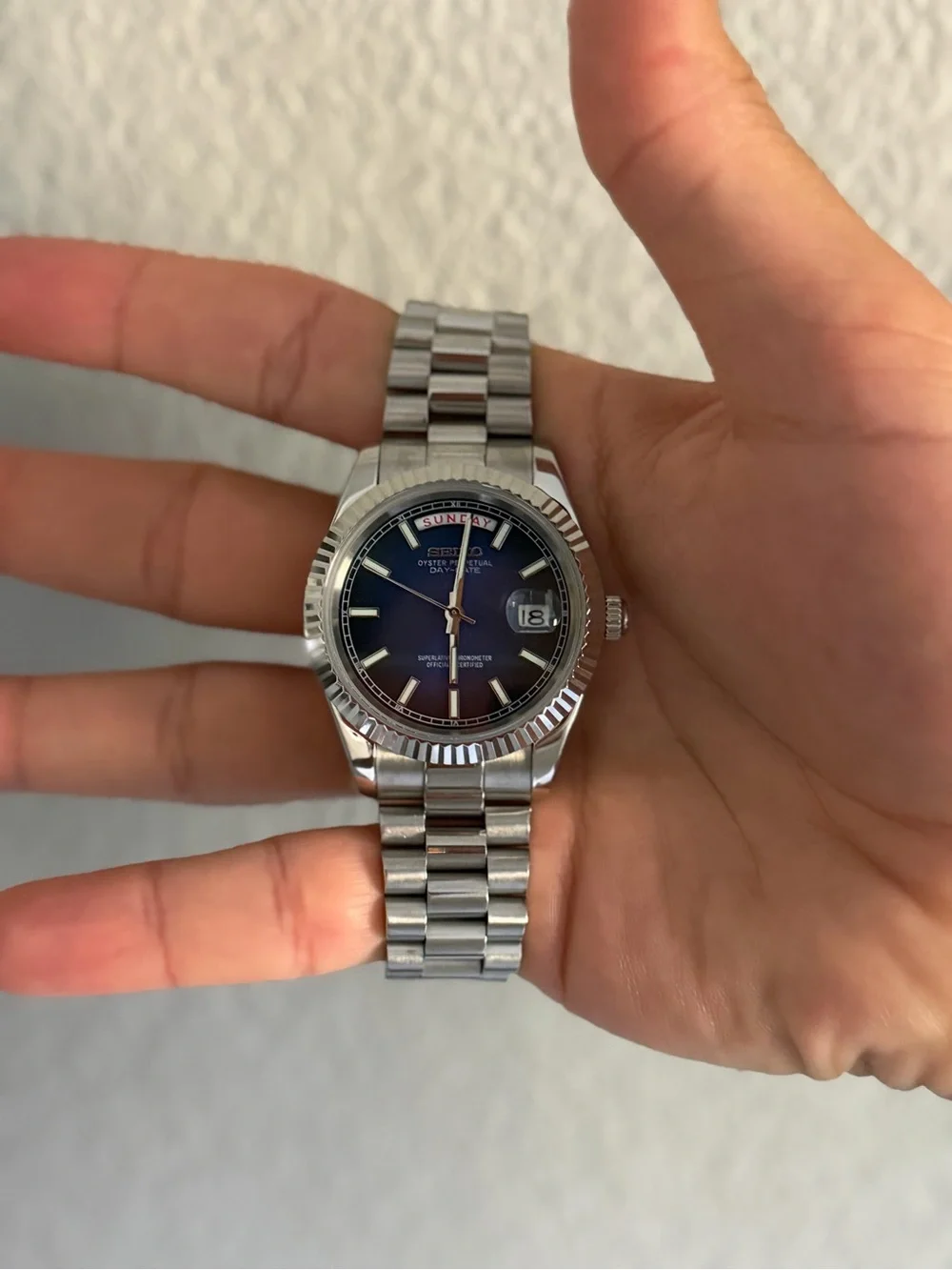 Seiko Mod: Blue Day-Date